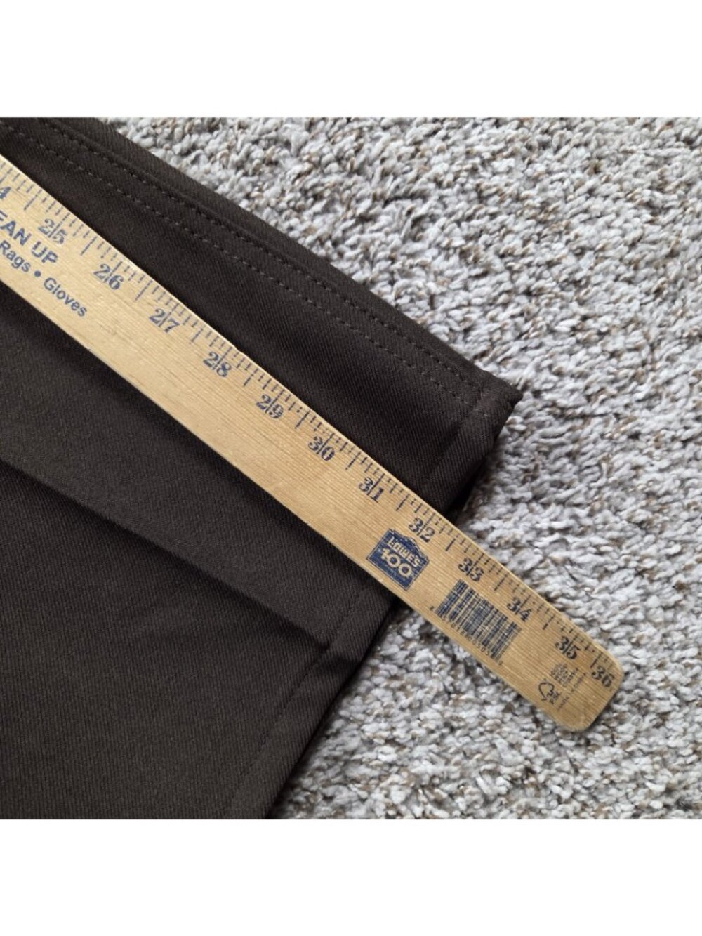 Vintage Wrangler Dress Pants Mens Polyester 46x32 Brown Bootcut Western Rodeo - Picture 4 of 6